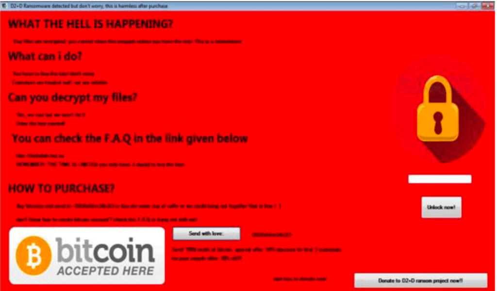 Ransomware, die über Spam Mails versendet wird